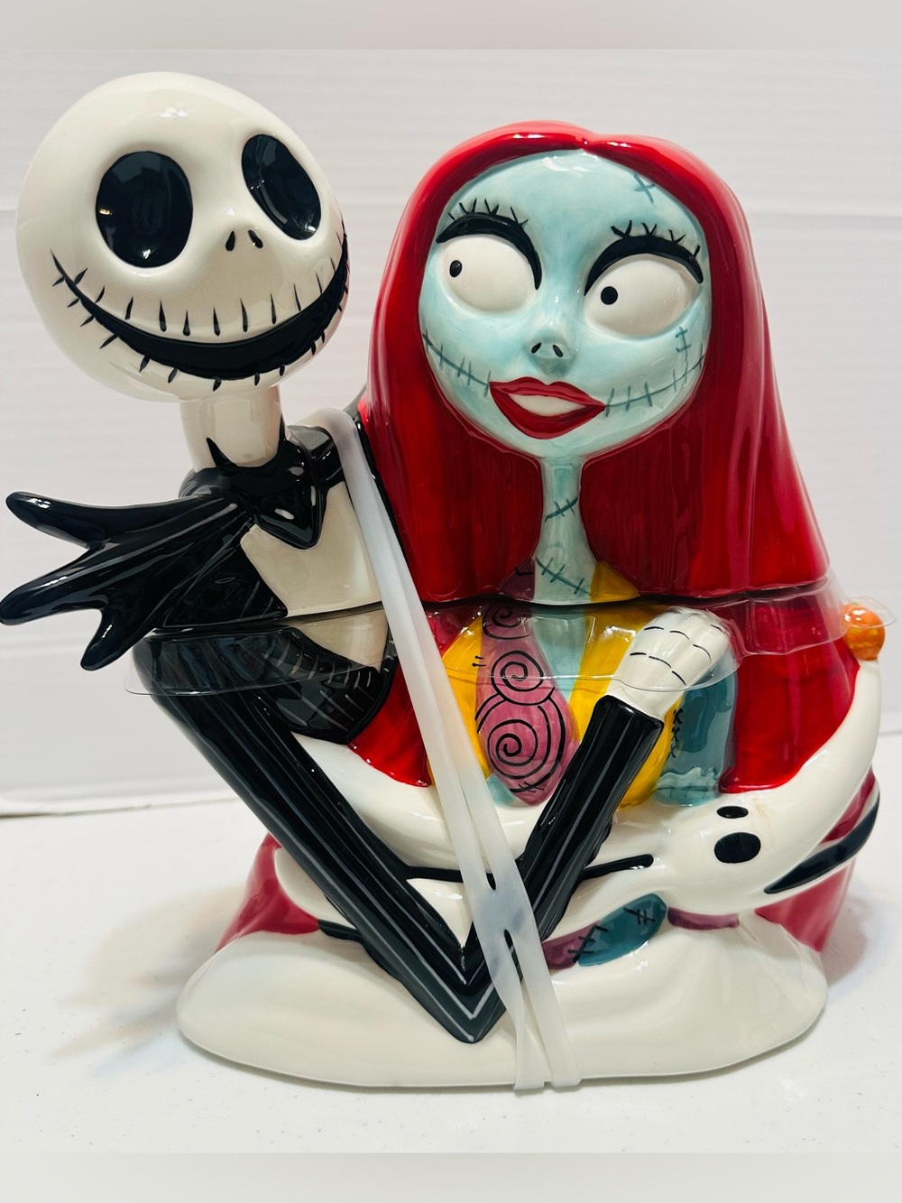 Disney Nightmare Before Christmas Jack & Sally By Tim Burton's  Cookie Jar NEW